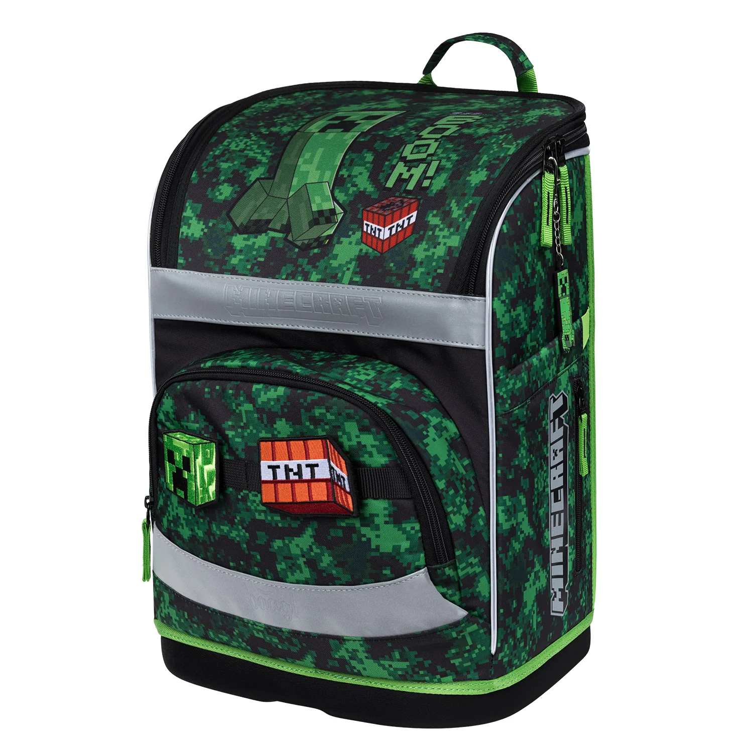 Školská aktovka Zippy Plus Minecraft Boom Ergonomická, ľahká