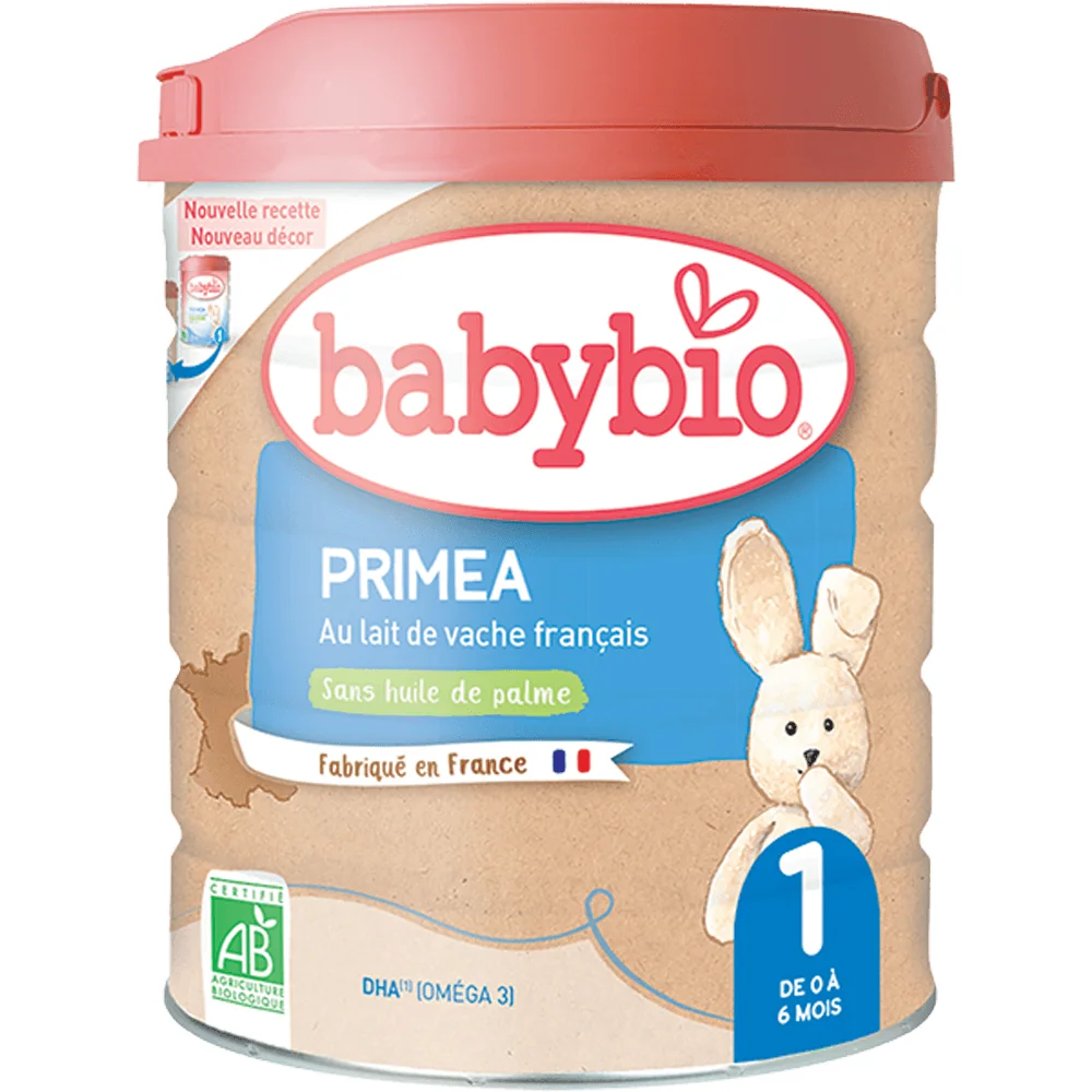 BABYBIO Primea 1 počiatočné dojčenské mlieko 800 g 1×800 g,  detská výživa