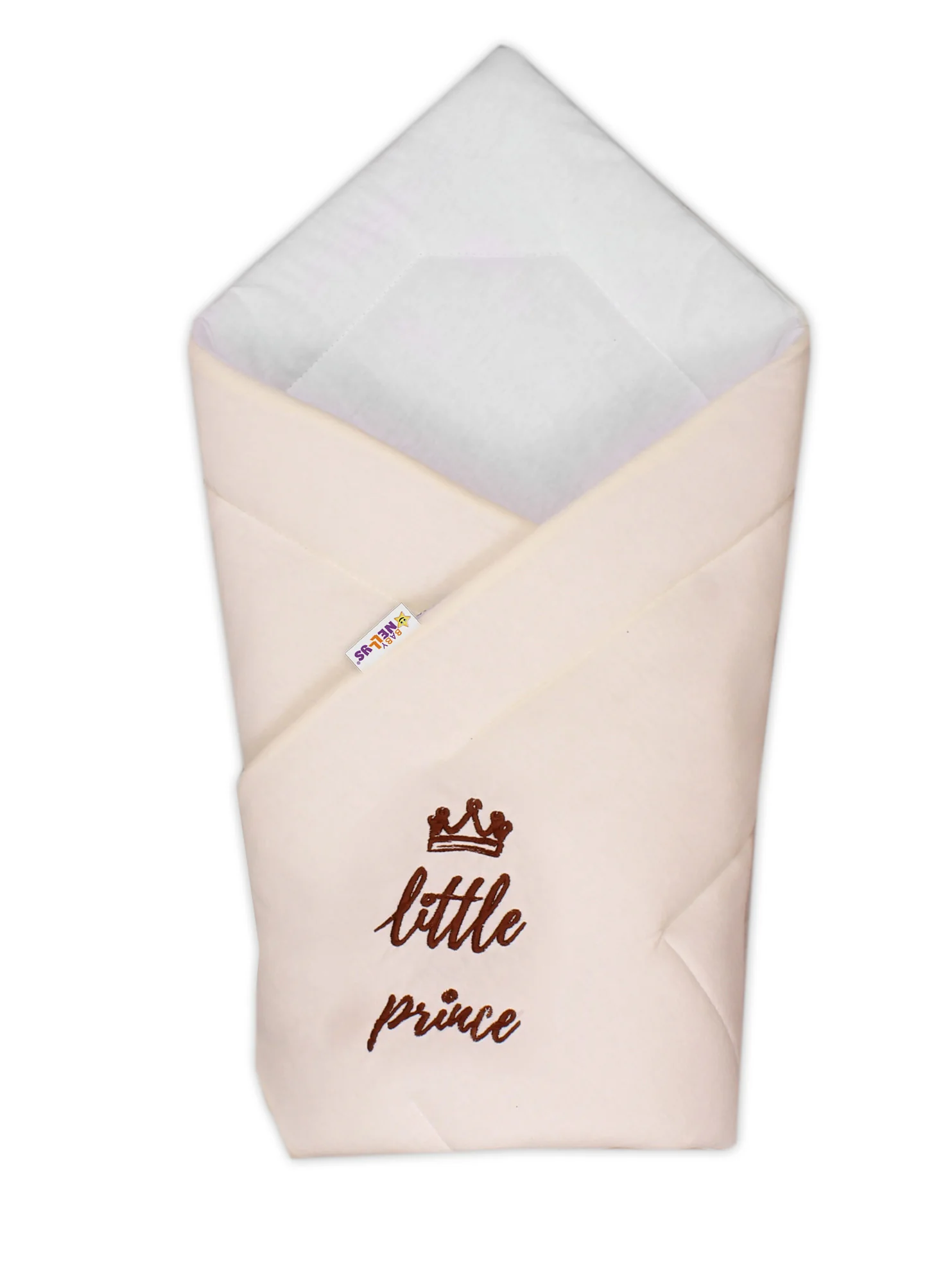 Rýchlozavinovačka Little Prince - jersey - smotanová