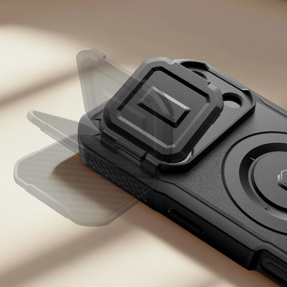 Tech-Protect Kevlar MagSafe kryt na iPhone 17 Pro Max, čierny