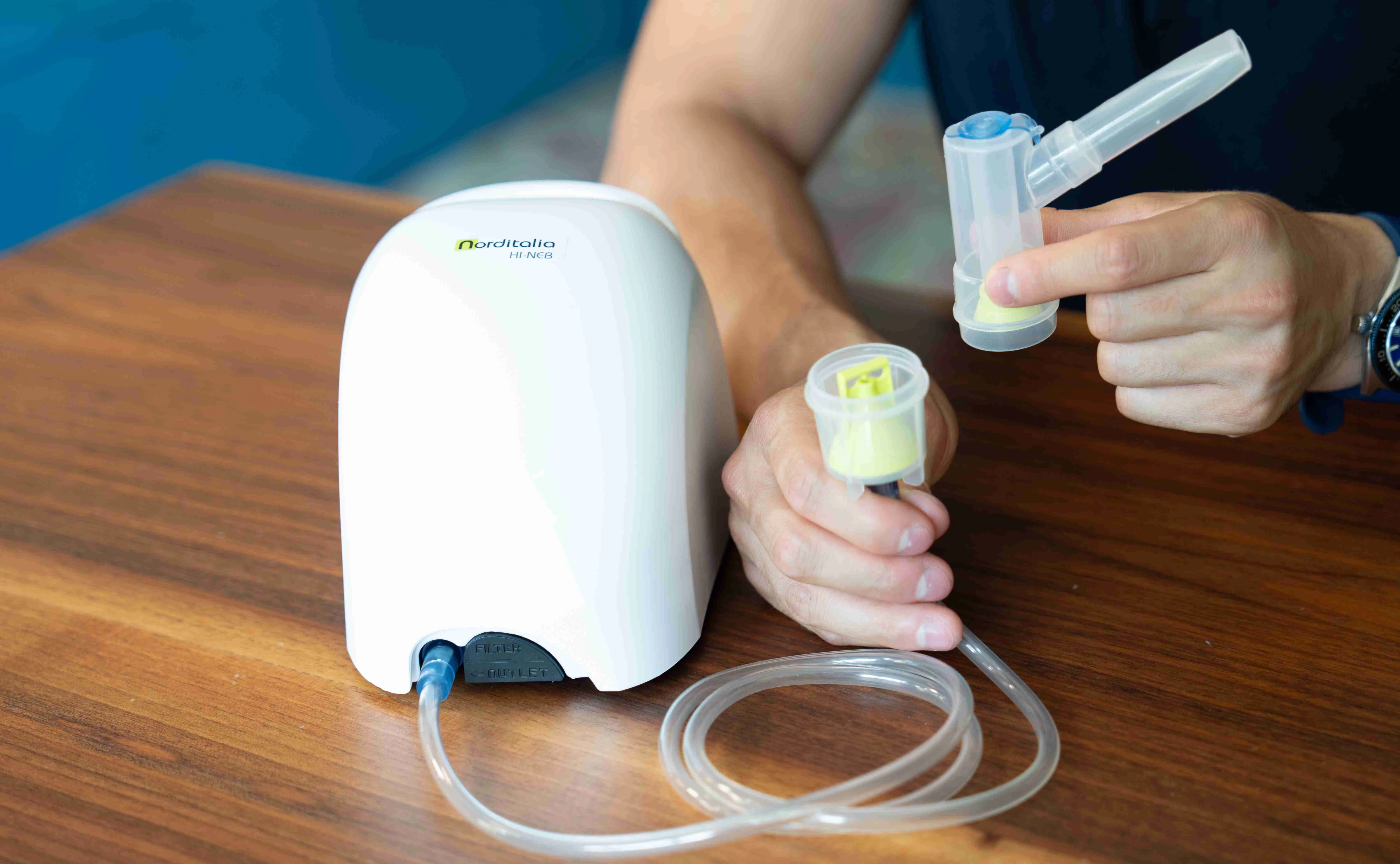 Norditalia HI NEB kompresorový inhalátor 1×1 ks, kompresorový inhalátor