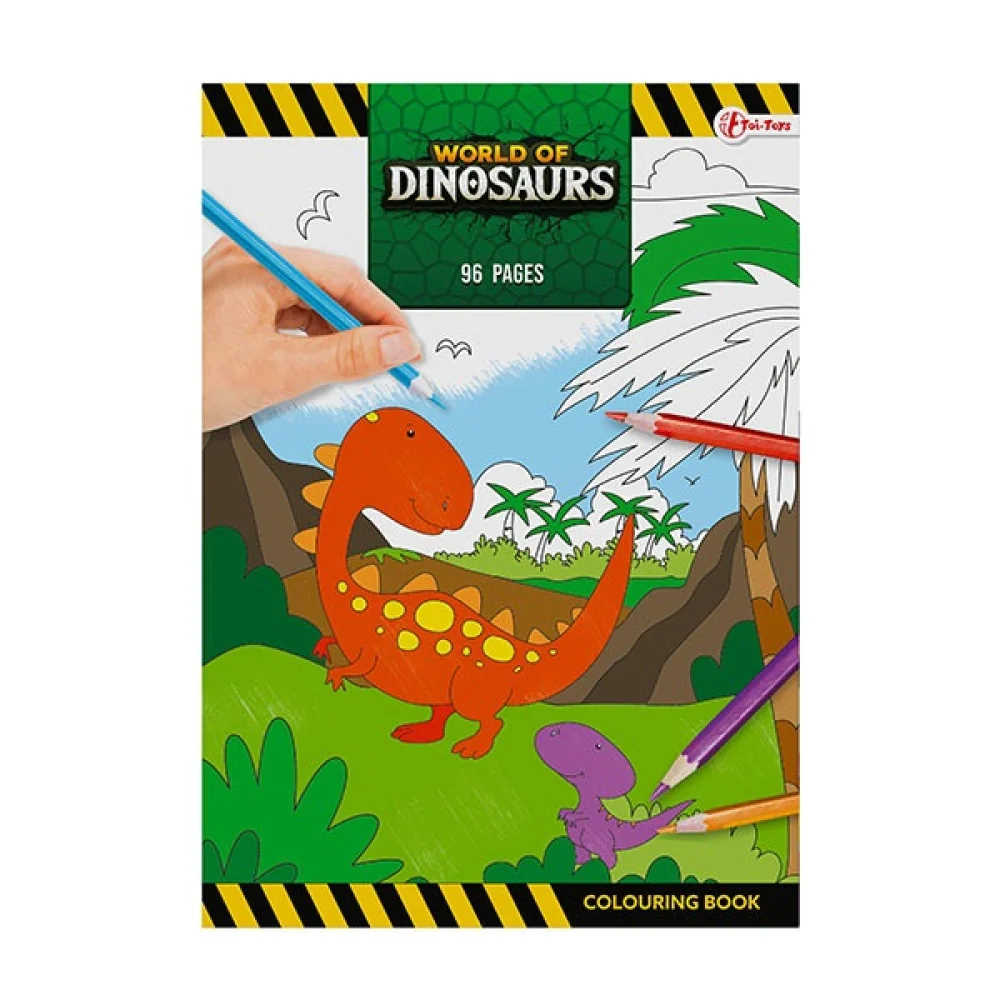 Omaľovánka A4 96 strán dinosaurus-MOVEO