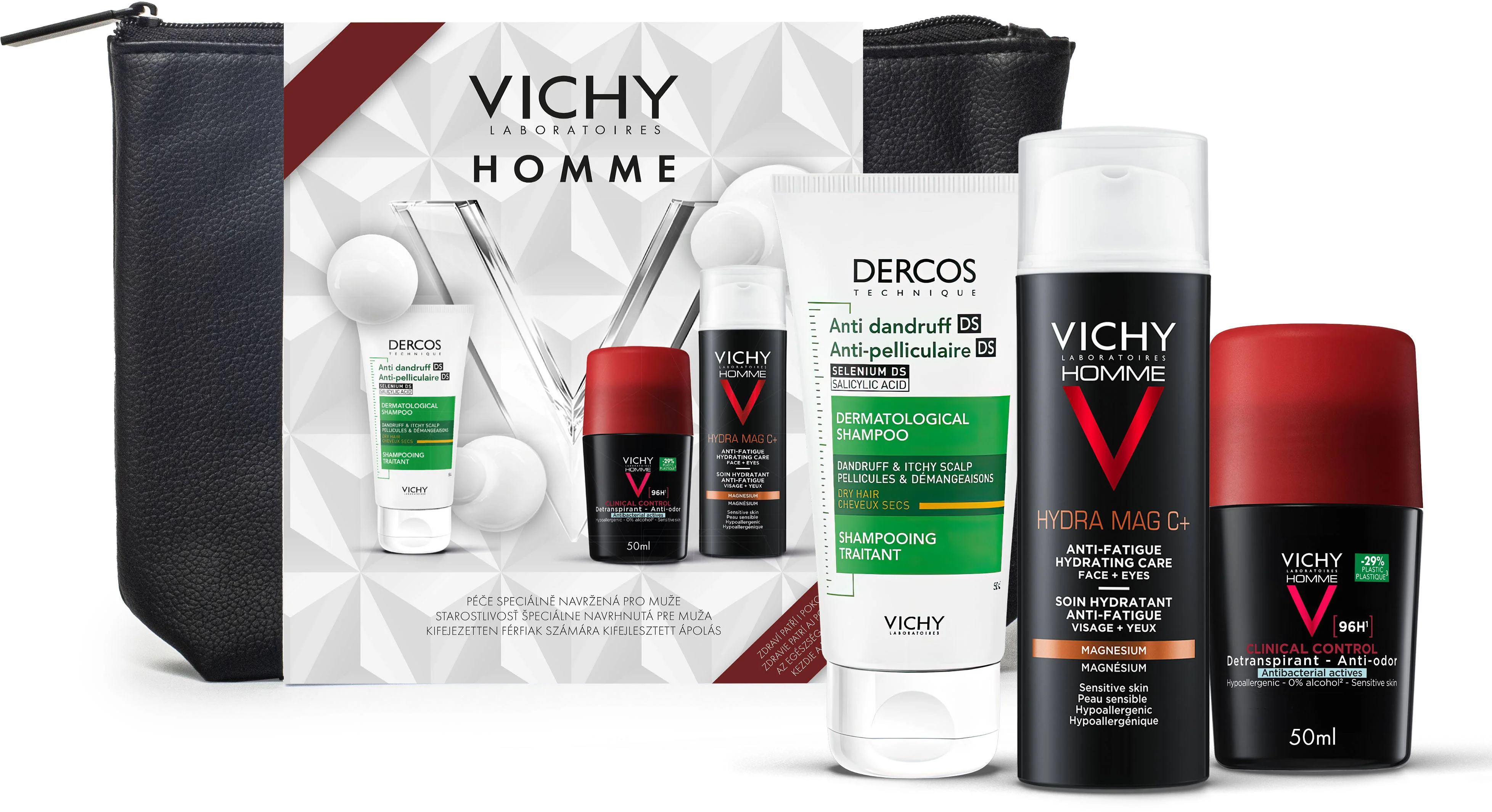 VICHY HOMME Xmas pack 2025 50ml+50ml+50ml