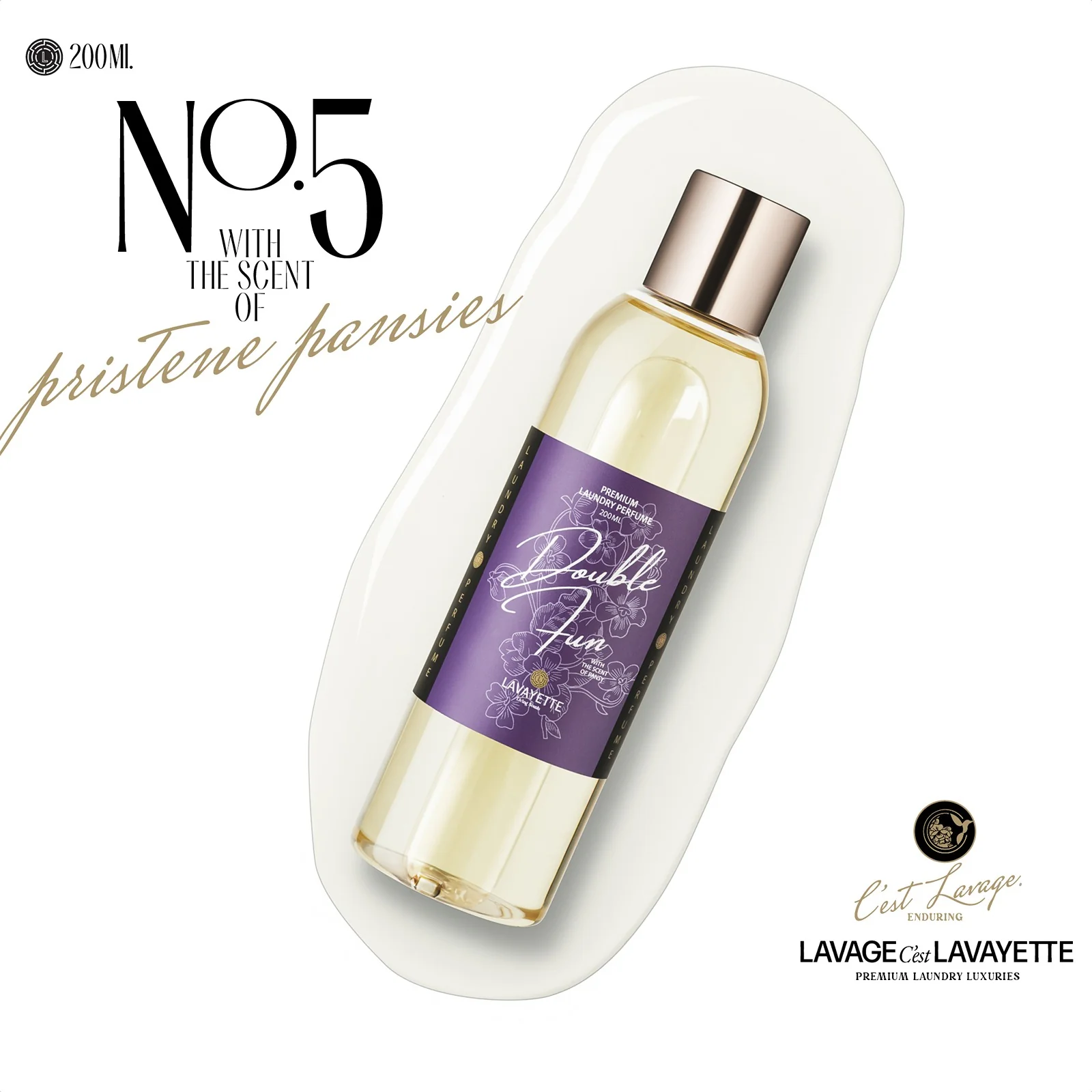 Parfum do prania DOUBLE FUN 05 s vôňou fialky - 200ml