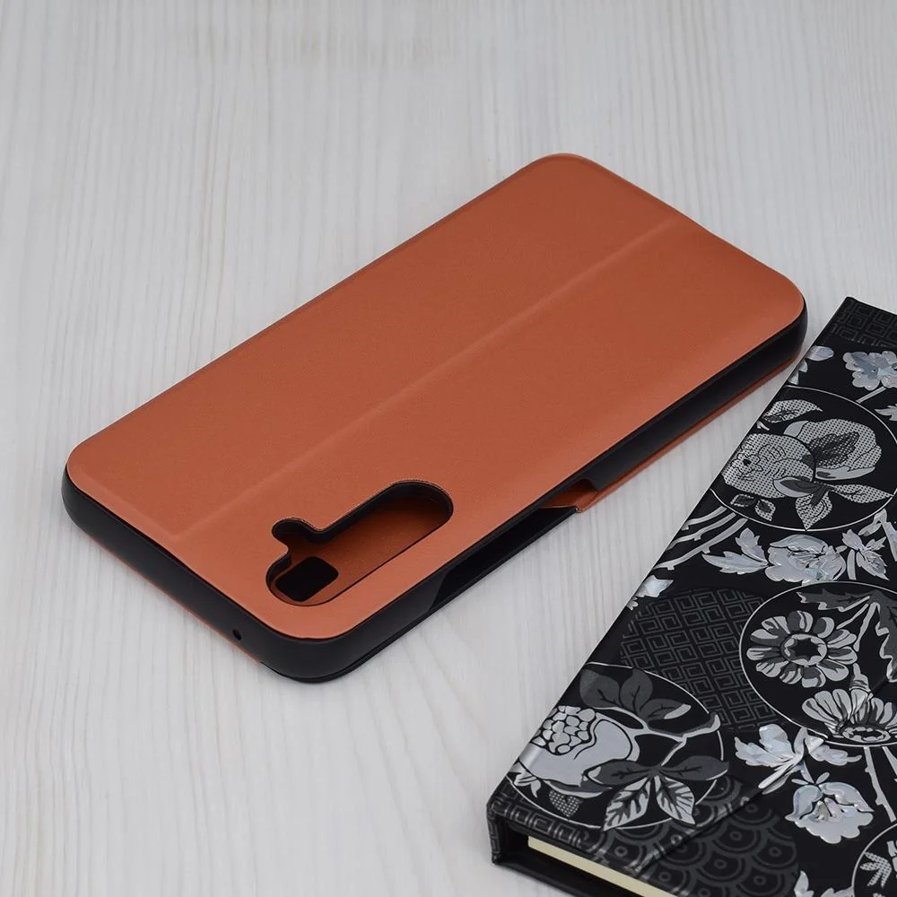 Elegantné knižkové puzdro pre Samsung Galaxy A54 Oranžová