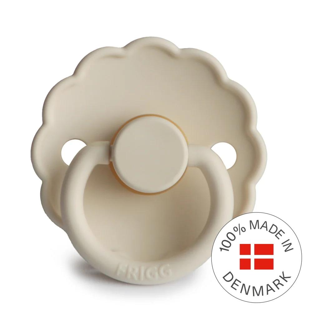 FRIGG Daisy kaučuk cumlík Cream, +6m 1×1 ks, cumlík