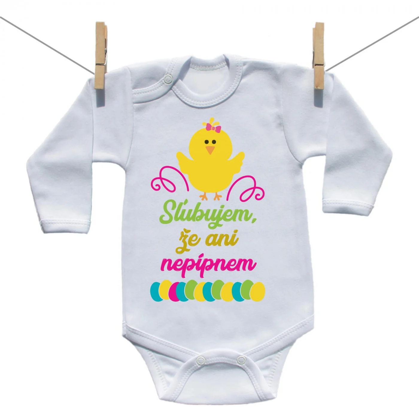 Boodyy Body s dlhým rukávom Sľubujem, že ani nepípnem Veľkosť: 56