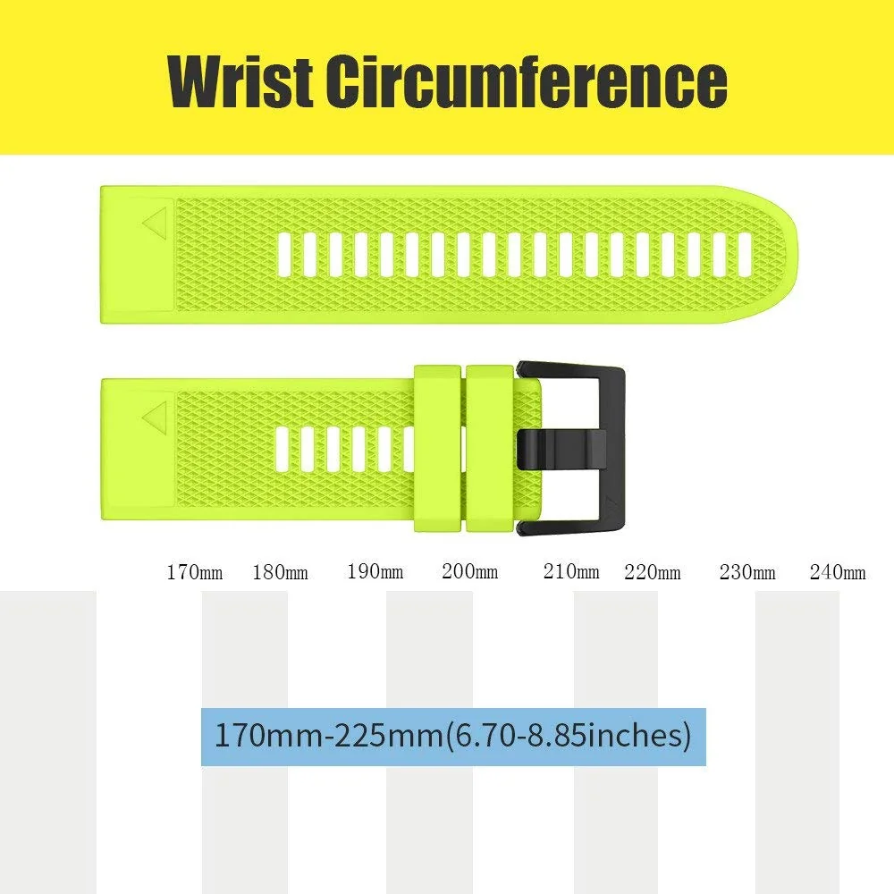 BStrap Silicone Acton remienok na Garmin Fenix 5 black