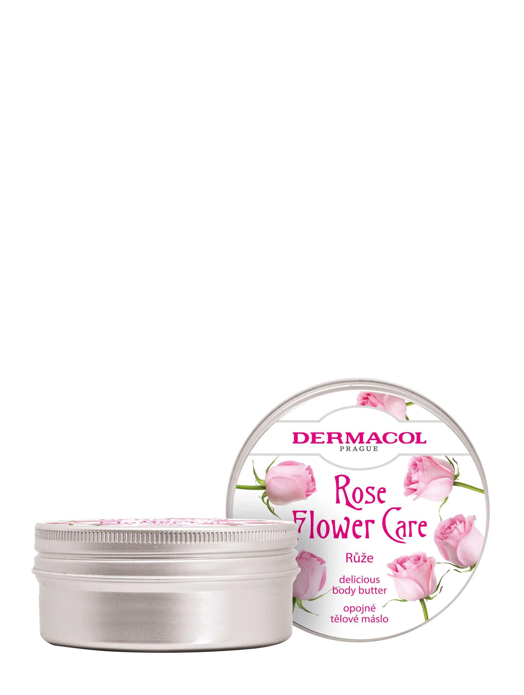 Dermacol Flower care telové maslo Ruža 1×75 ml, telové maslo