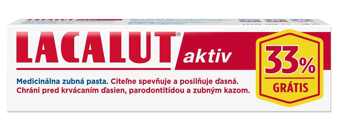 LACALUT aktiv zubná pasta 100 ml - 33% Grátis 1×100 ml - 33% Grátis, zubná pasta