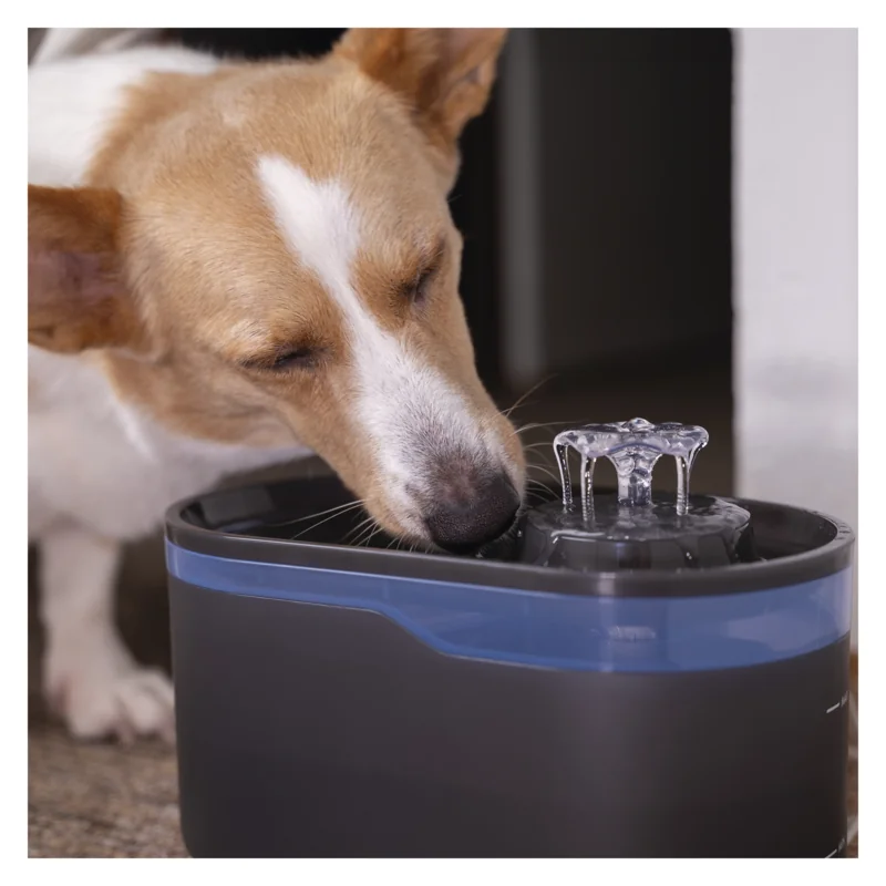 EMOS Vodná fontána Pet Care, 2,6 l, sivá 1 ks