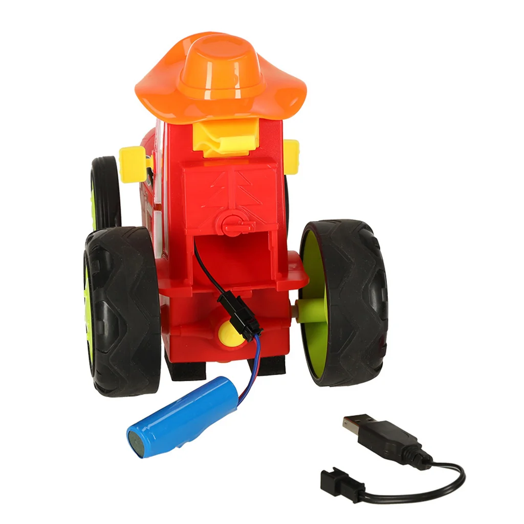 Skákajúci RC traktor – tancuje a hrá, akumulátor 3.7 V