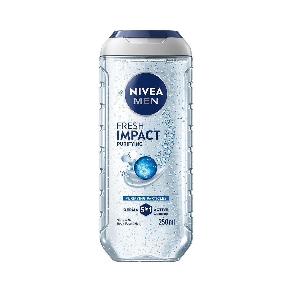 NIVEA Men Sprchovací gél Pure Impact 1×250 ml, hydratuje pokožku