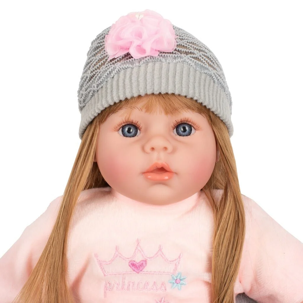 Česky hovoriaca a spievajúca detská bábika PlayTo Nina 46 cm ,