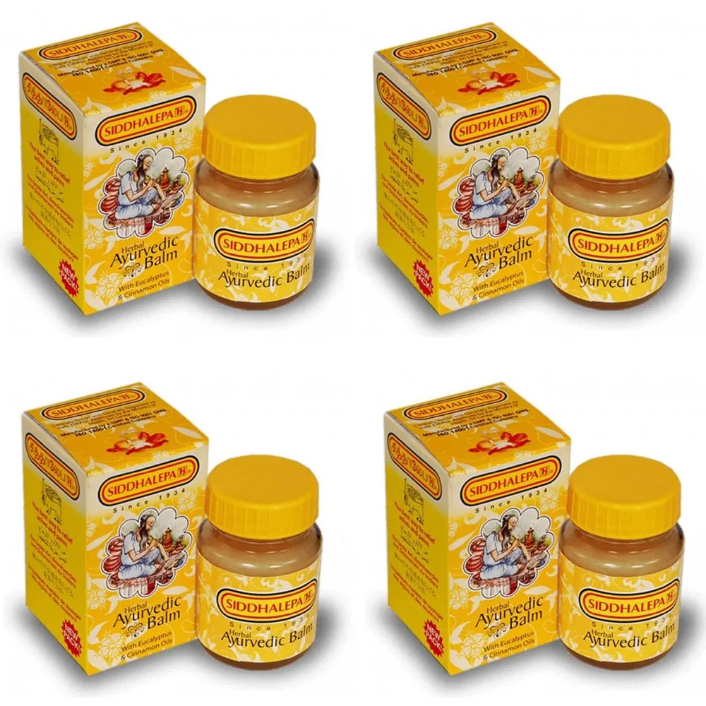 Siddhalepa bylinný balzam 25 g | 4ks 4×25g, balzam