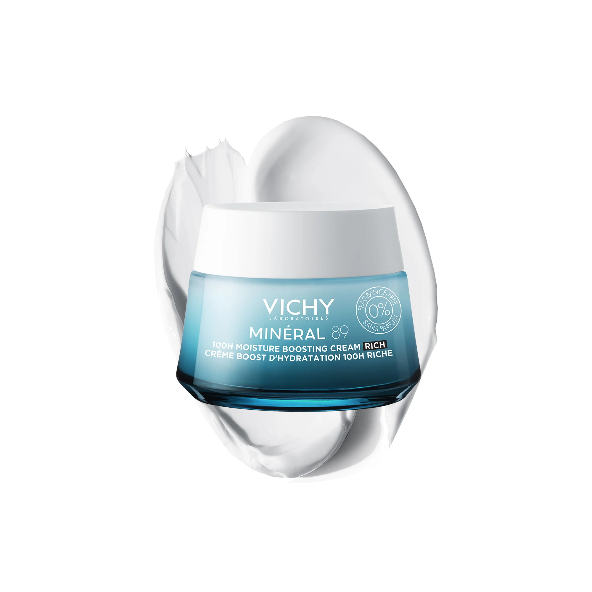 VICHY MINERAL89 100H krém pre podporu hydratácie - bez parfumácie 1×50 ml, krém