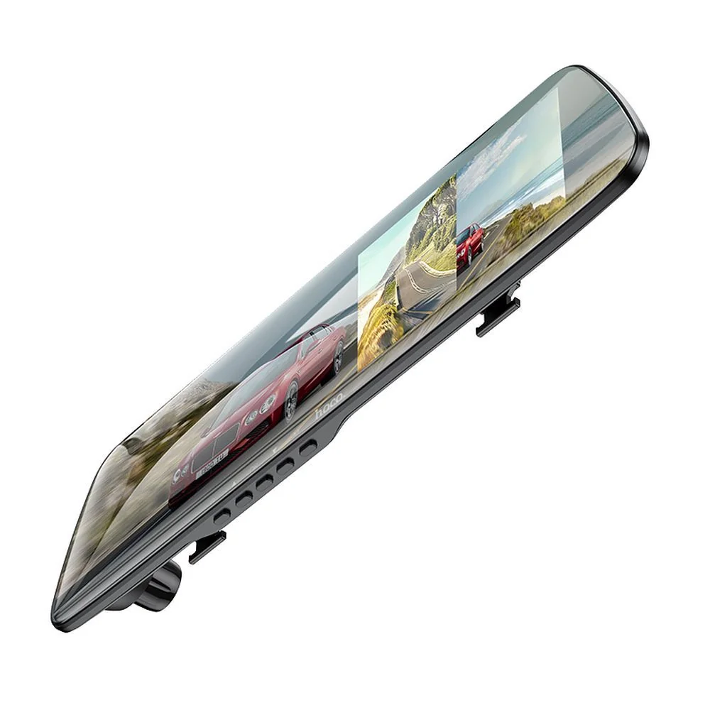 Autokamera na spätné zrkadlo s 4,5" displejom, čierna