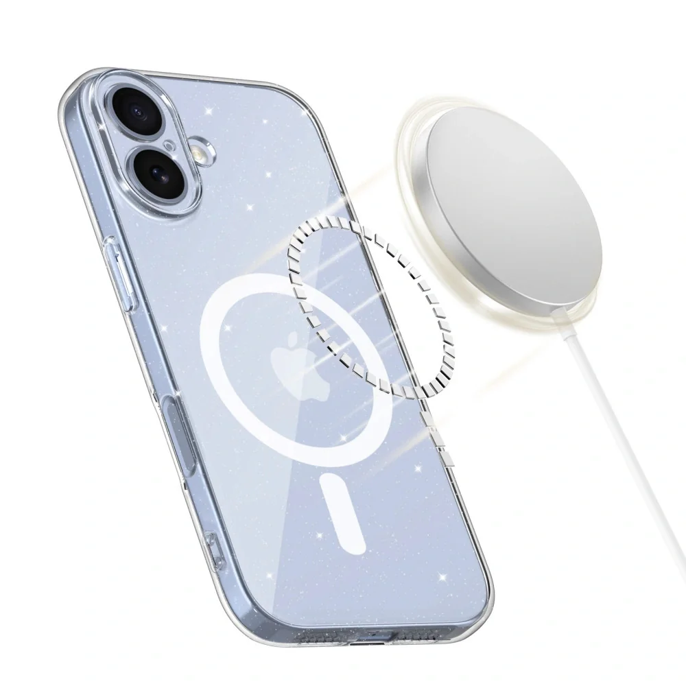 Tech-Protect FlexAir MagSafe kryt na iPhone 17, glitter