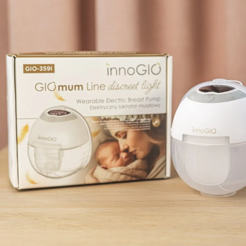 innoGIO prenosná elektrická odsávačka materského mlieka GIOmum Line Discreet Light Single