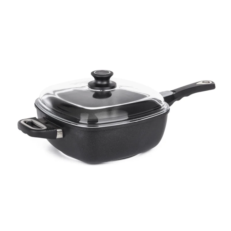 G21 Hlboká panvica Cook 26 cm s pokrievkou a odnímateľnou rukoväťou Cook 26 cm s pokrievkou a odnímateľnou rukoväťou G21-CCK26