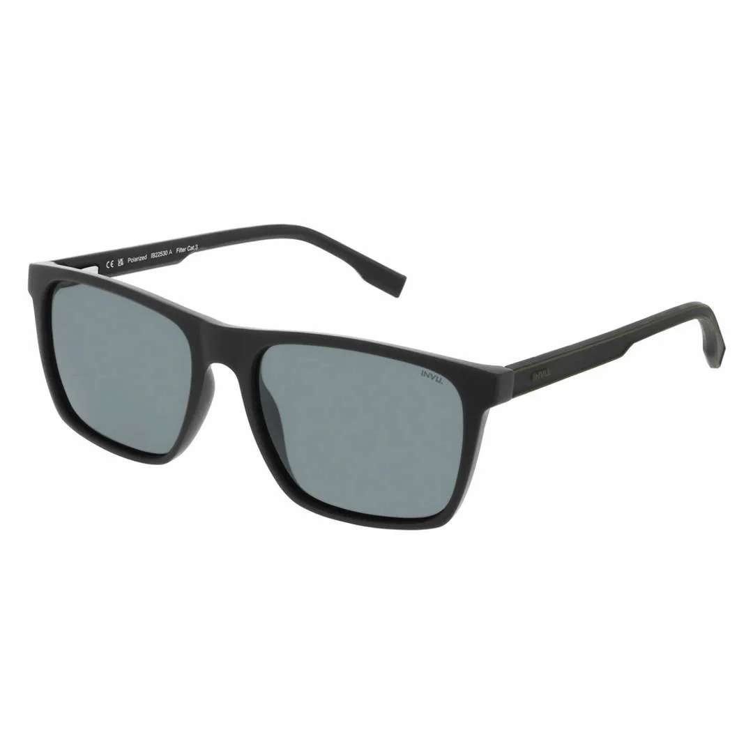 INVU IB22530A slnečné okuliare matt black olive green Pánske slnečné okuliare
