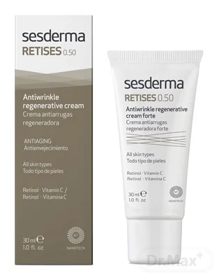 sesderma RETISES 0,5 Protivráskový krém Forte 1×30 ml, regeneračný krém proti vráskam