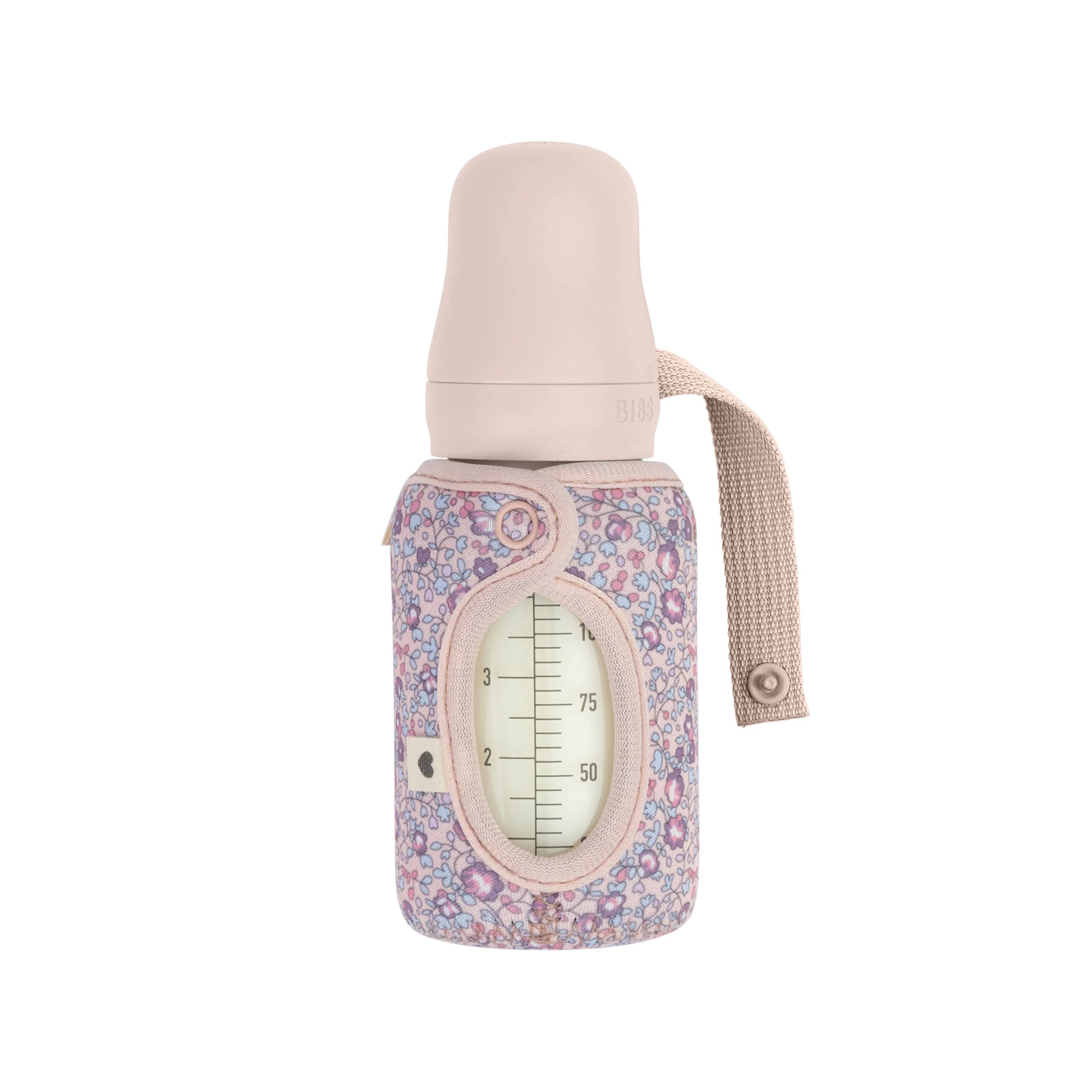 BIBS x Liberty obal na fľašu malý Blush
