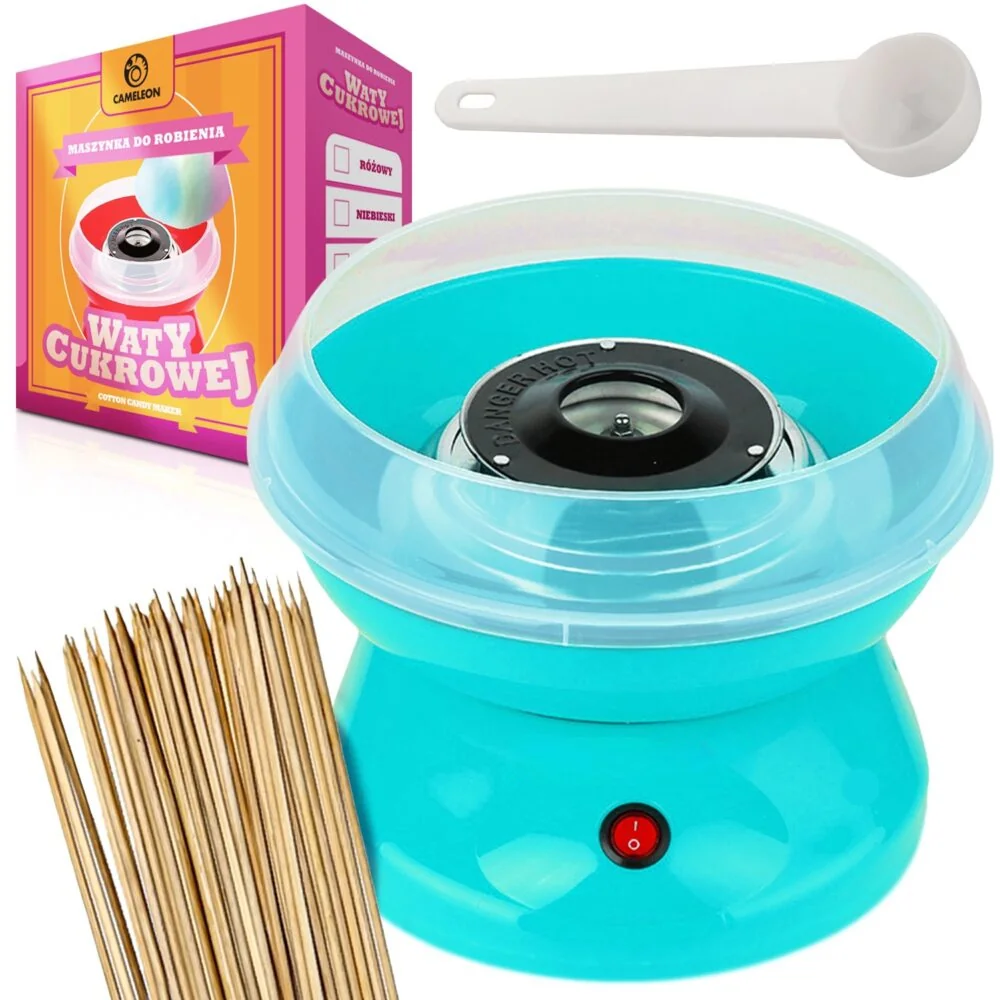 Livefy Cotton Candy V3 stroj na cukrovú vatu, modrý