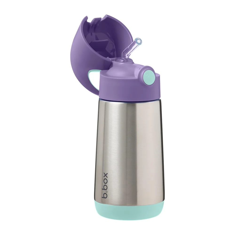 Termoska na pitie so slamkou 350 ml lilac pop