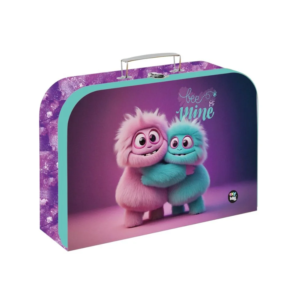 Kufrík na výtvarnú výchovu Monster, 34 cm Lamino úprava