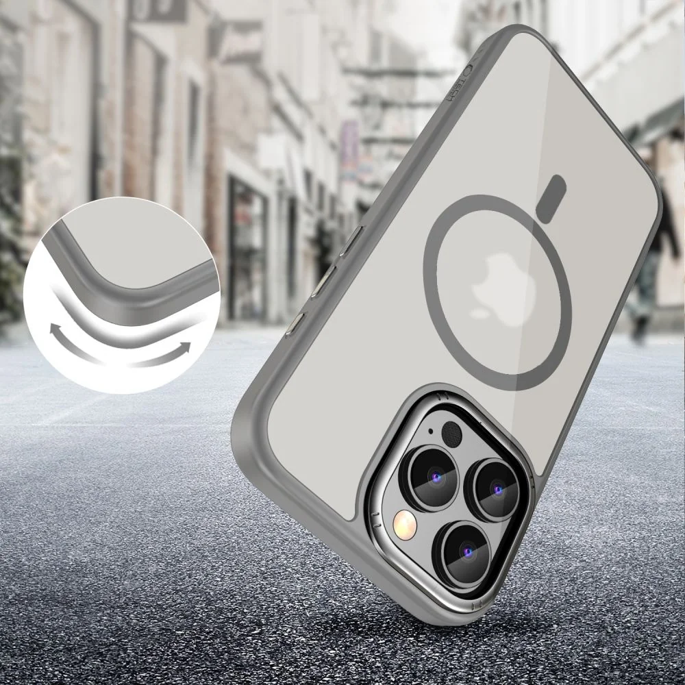 Tech-Protect Magedge MagSafe kryt na iPhone 16 Pro, šedý