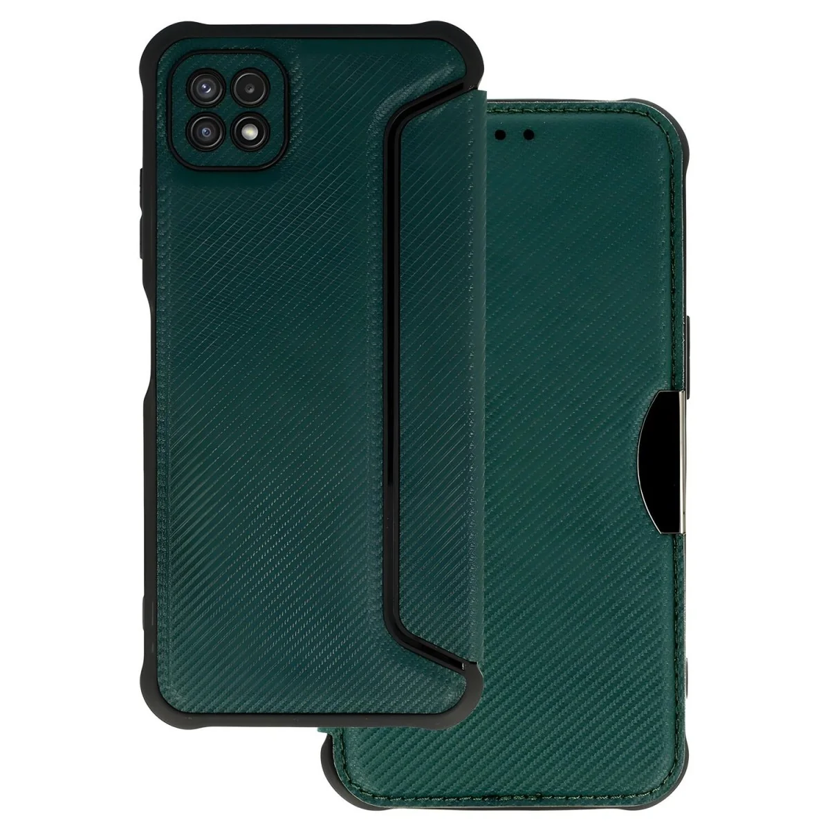Knížkové puzdro pre Samsung Galaxy A22 5G - Zelená