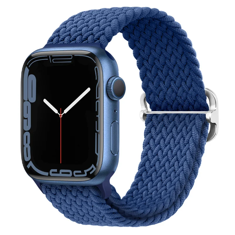 BStrap Elastic Nylon remienok na Apple Watch 38/40/41mm cold blue