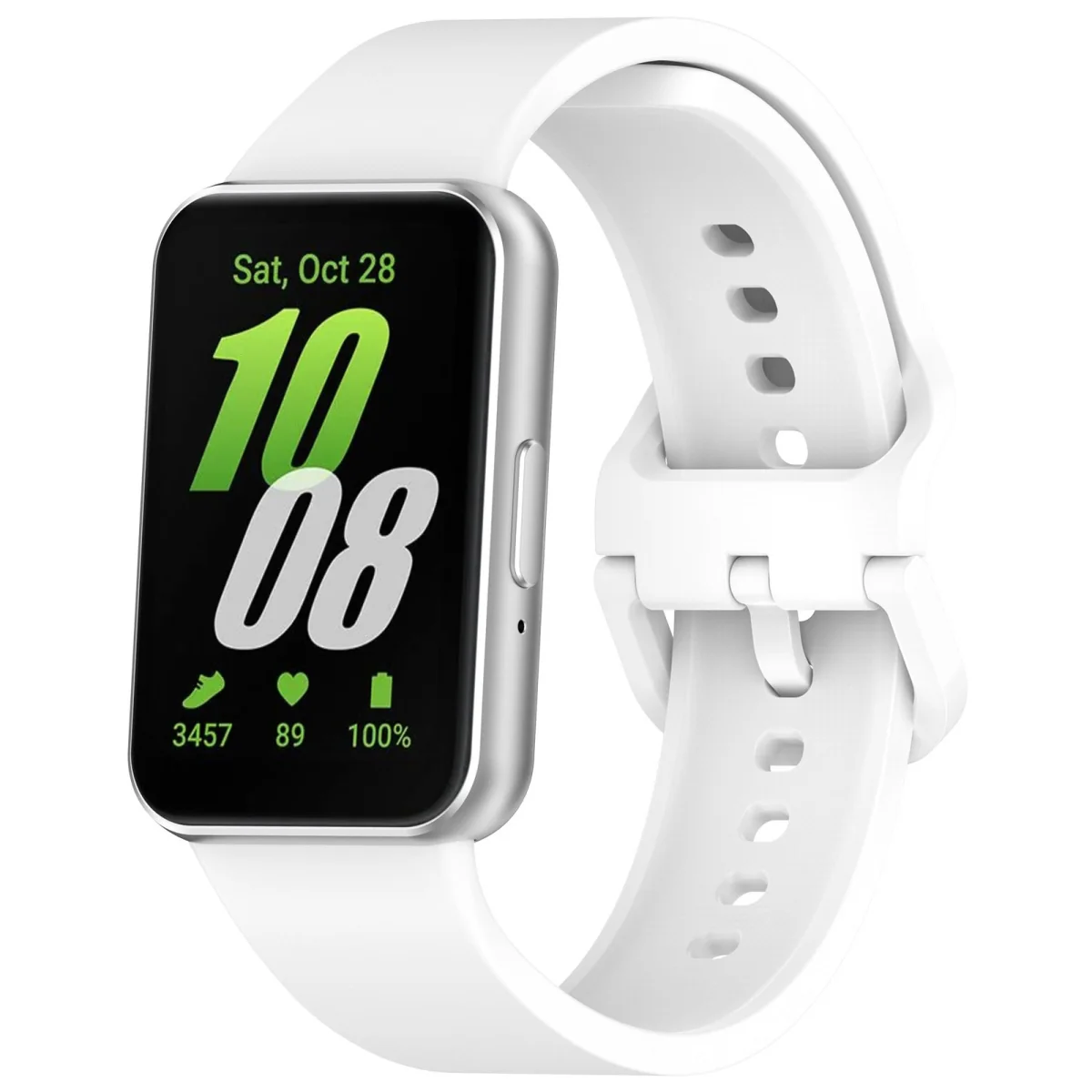 BStrap Silicone remienok na Samsung Galaxy Fit 3 white