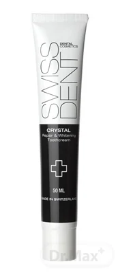 SWISSDENT CRYSTAL regeneračný zubný krém 1×50 ml, zubná pasta