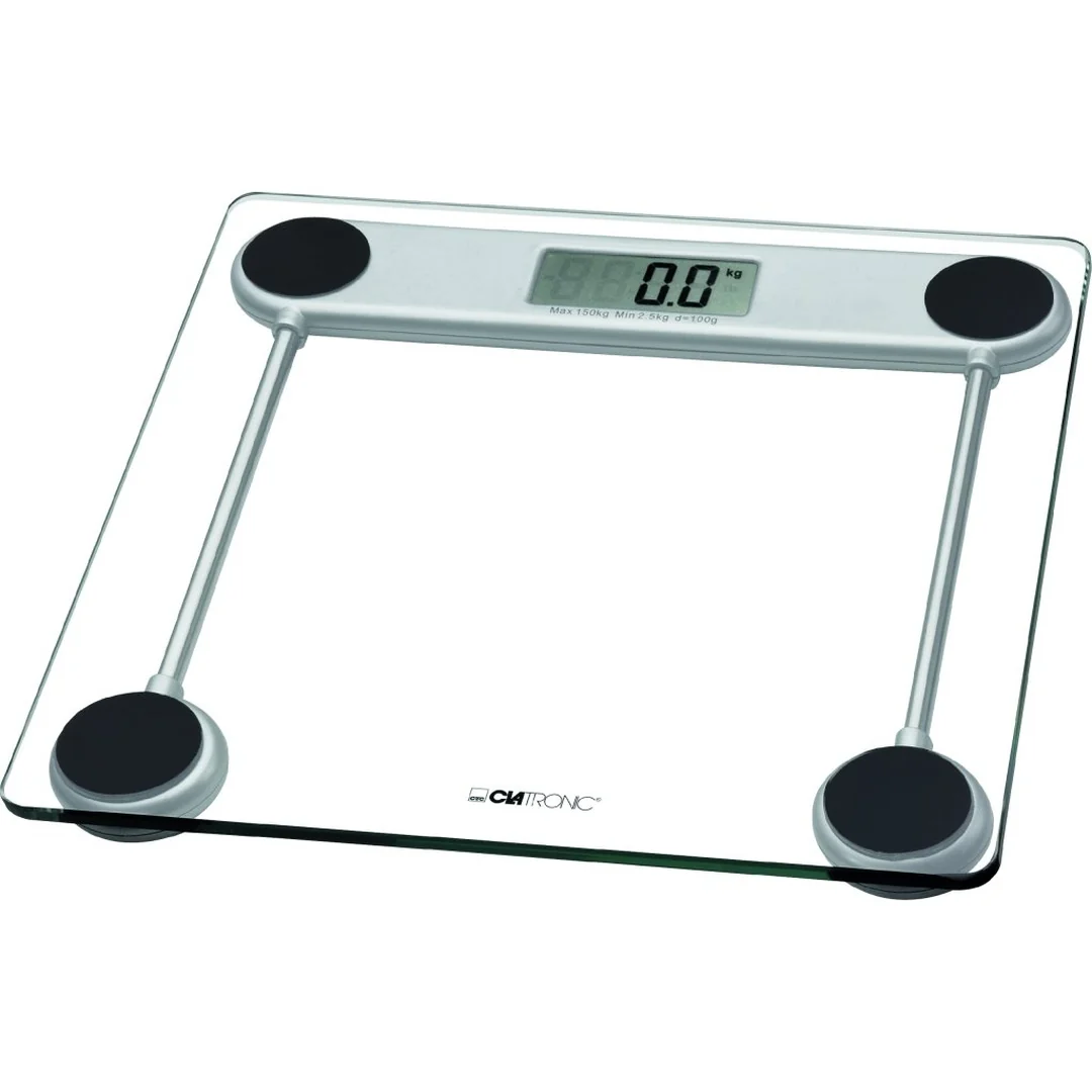 Clatronic PW 3368 osobná váha z tvrdeného skla 2,5–150 kg