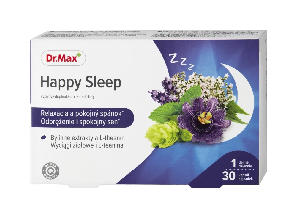 Dr. Max Happy Sleep 1×30 cps, relaxácia a pokojný spánok