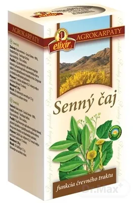 Agrokarpaty Senný bylinný čaj 20x1,5g 20×1,5 g, porciovaný čaj