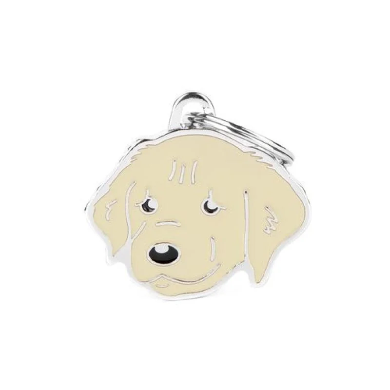 MF GOLDEN RETRIEVER 2,5x3,3cm gravírovateľný prívesok