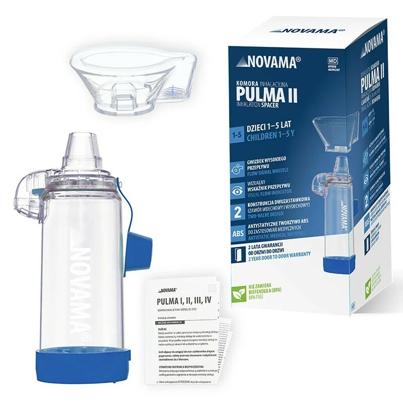 NOVAMA Pulma II inhalačná komora pre deti 1–5 rokov