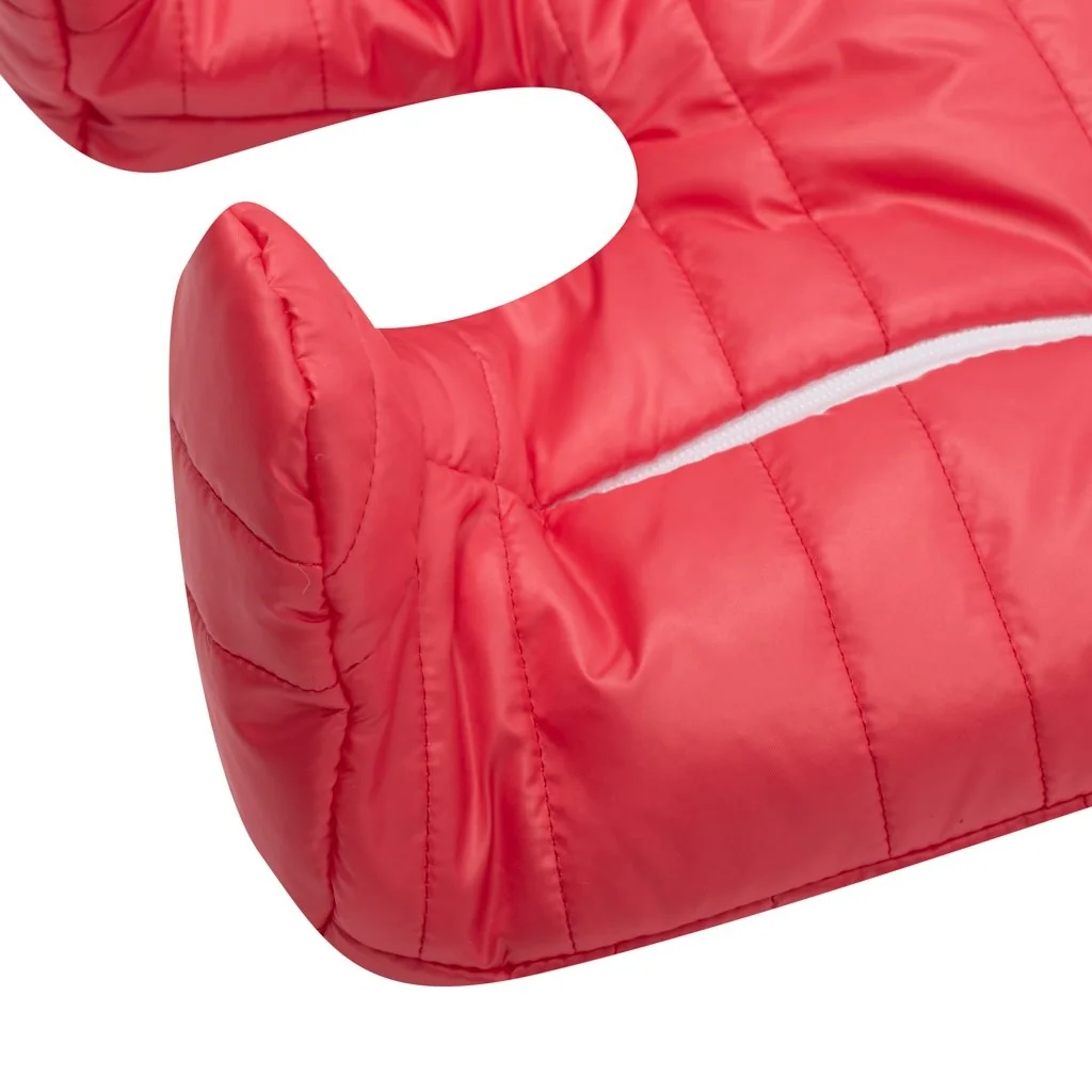 Zimná dojčenská kombinéza s kapucňou s uškami New Baby Pumi red