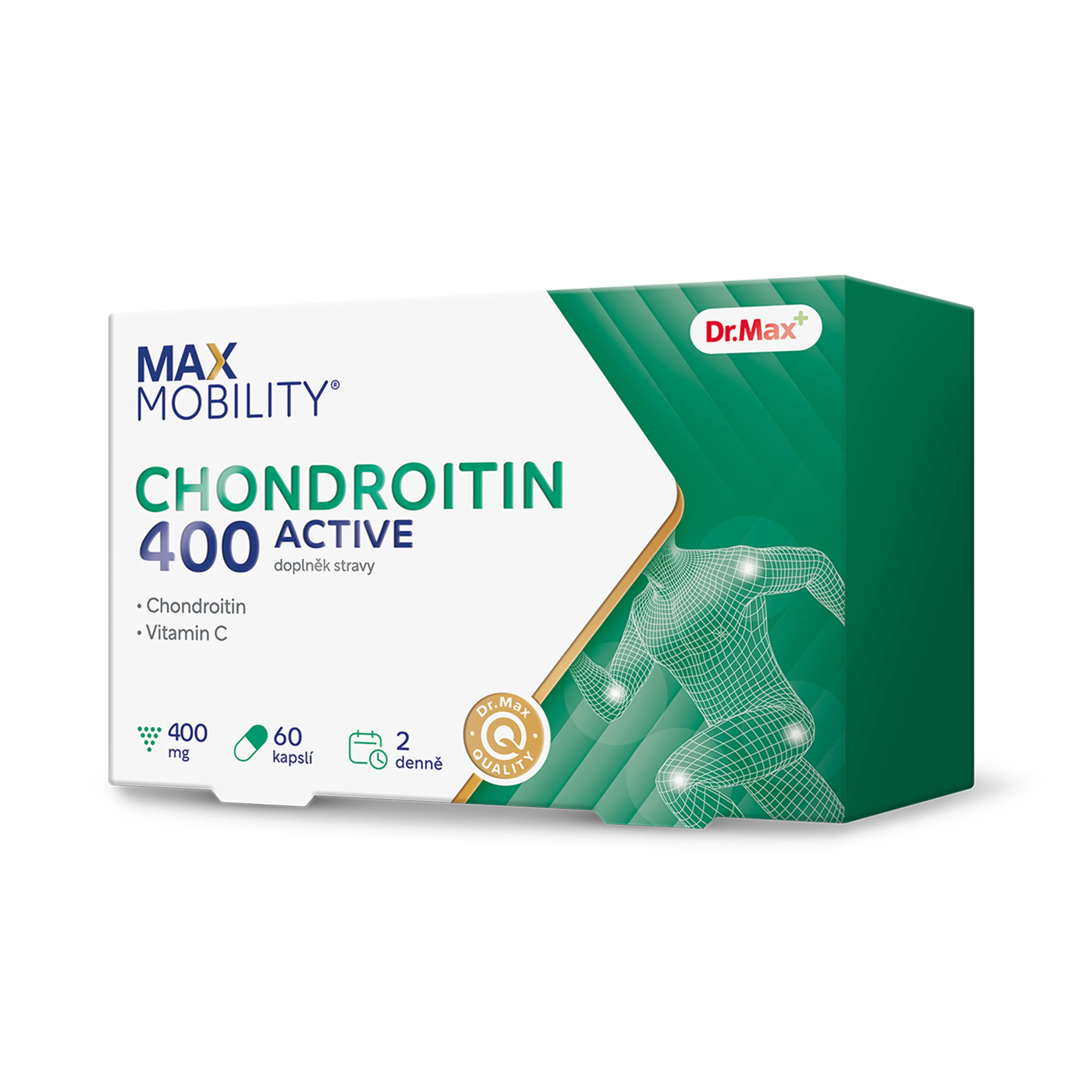 Dr. Max Chondroitin 400 Active 1×60 cps, kĺbová výživa