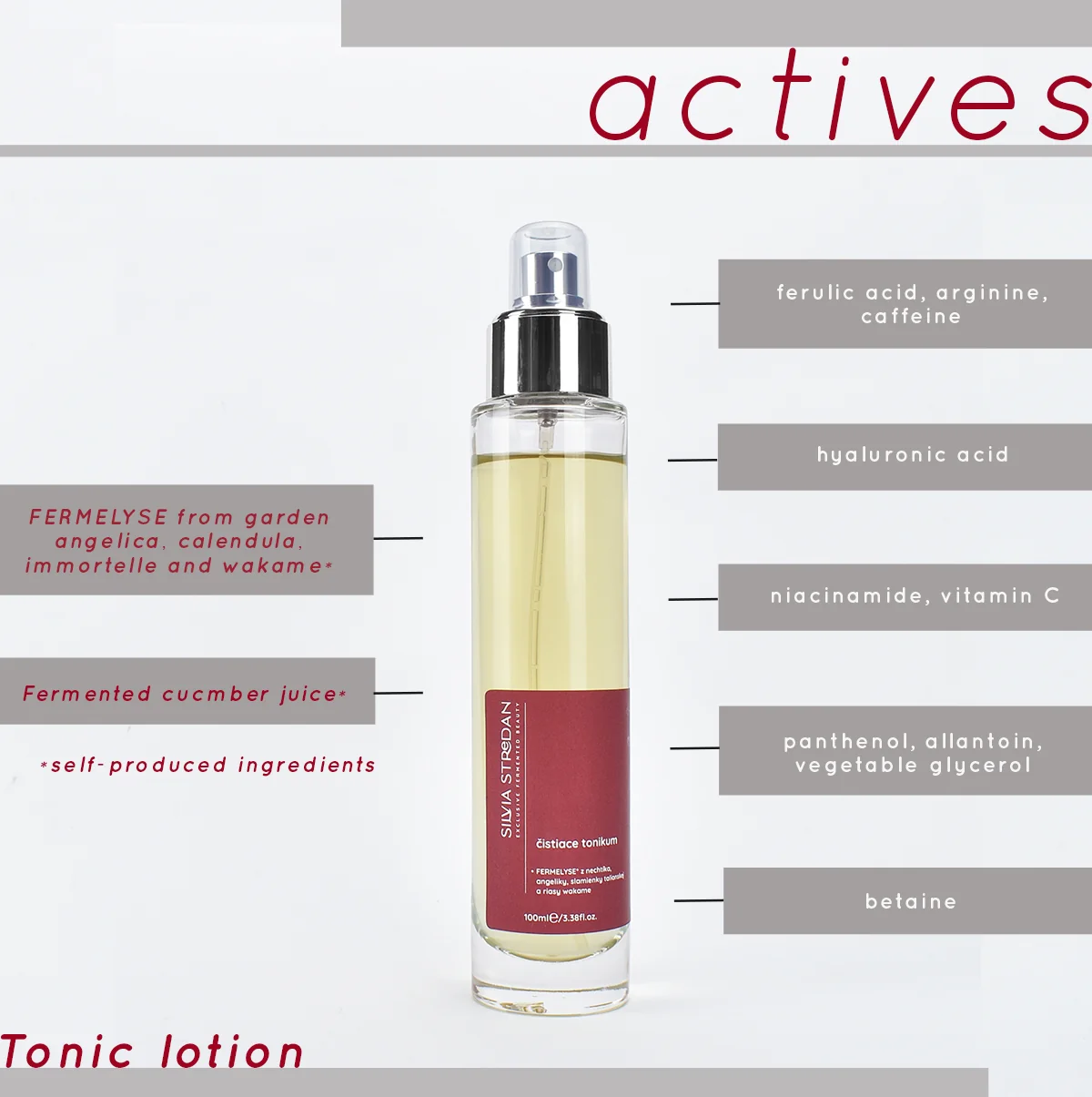 Čistiace tonikum, 100ml - exkluzívna beauty-fermentovaná kozmetika, slovenský výrobok