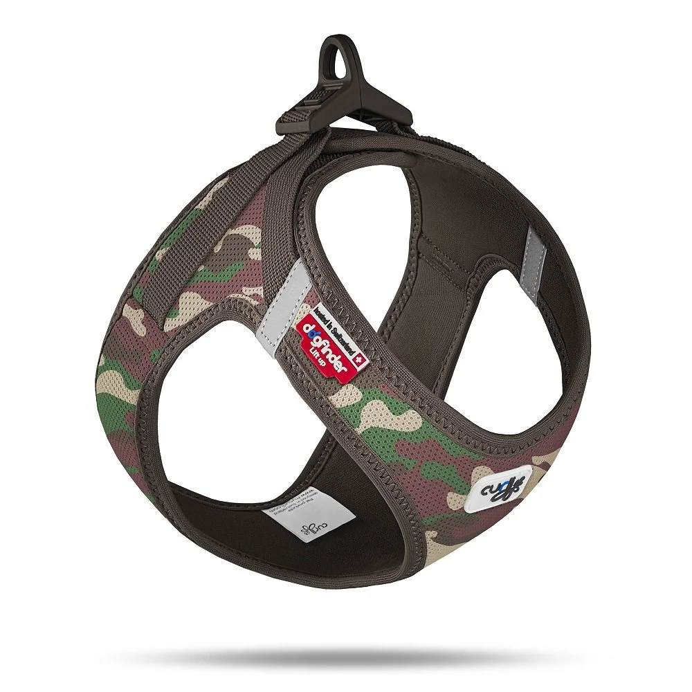 Postroj pre psov so sponou Air-Mesh Camo, XL, 12-18 kg