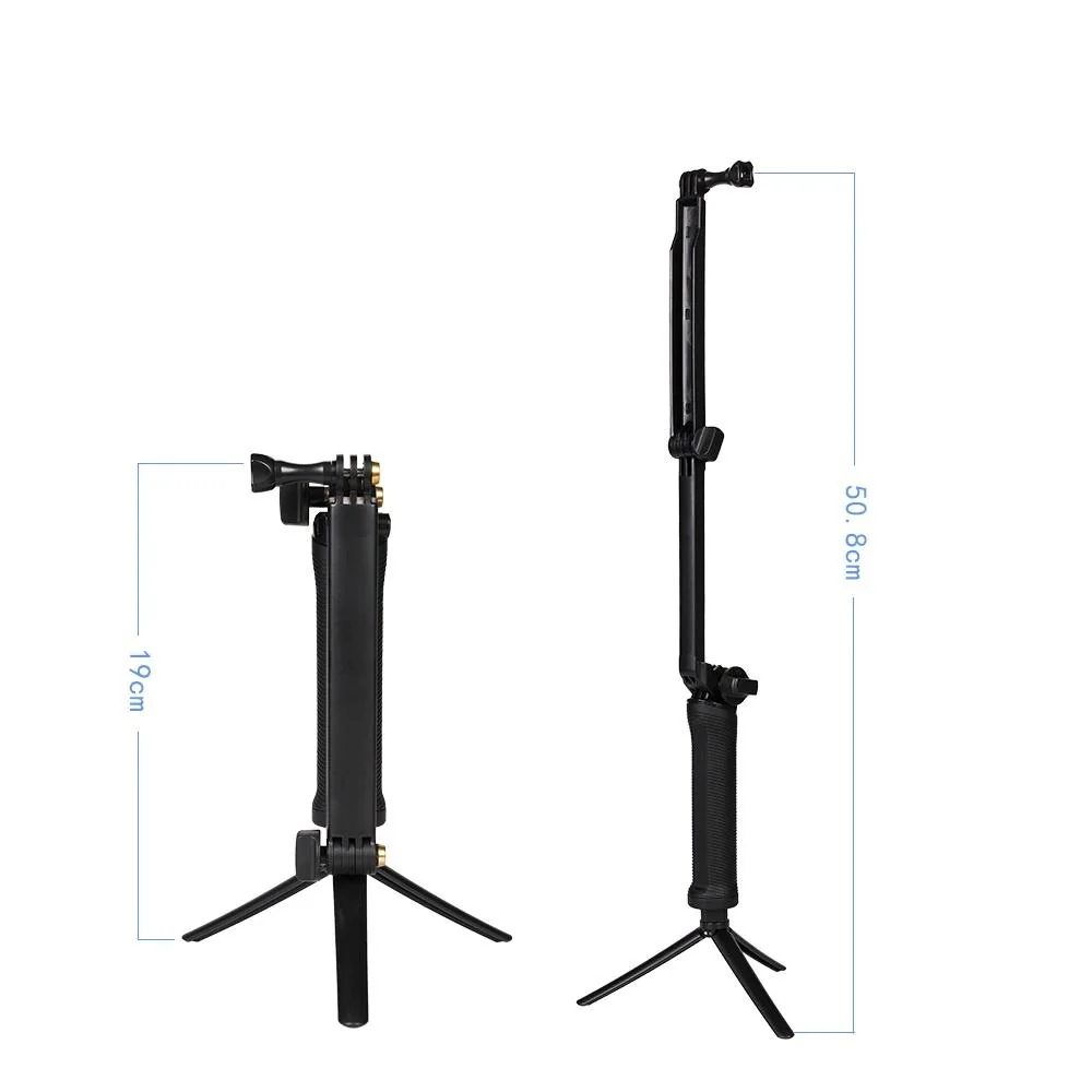3 v 1 monopod s statívom a držiakom pre GoPro