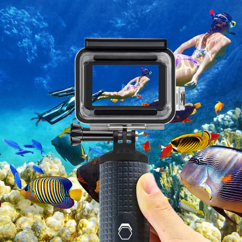 Tech-Protect GA200 vodotesné puzdro na GoPro Hero 5 / 6 / 7, priesvitné é