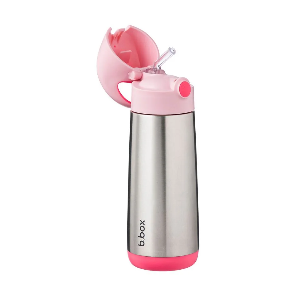 Termoska na pitie so slamkou 500 ml flamingo fizz