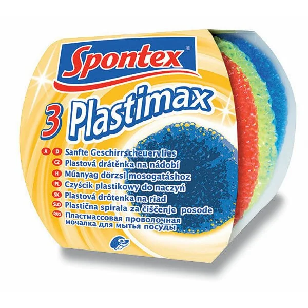Spontex Plastimax plastová drôtenka 3ks 1×3 ks, plastová drôtenka