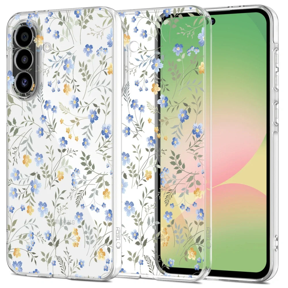 Tech-Protect FlexAir kryt na Samsung Galaxy A57 5G, spring flowers