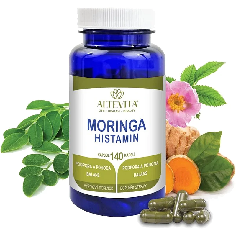 Moringa histamín 140 kapsúl